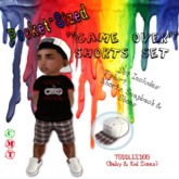 *PoCkEt-SiZeD* Game Over Shorts Set 