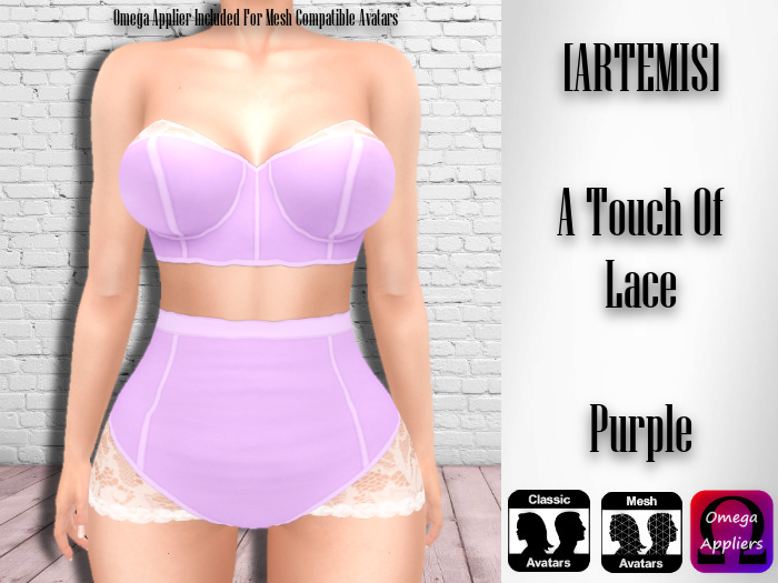 [ARTEMIS] A Touch Of Lace ~ Purple (Box)