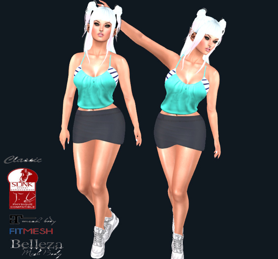 Cute - Anna Sport Outfit  Aqua