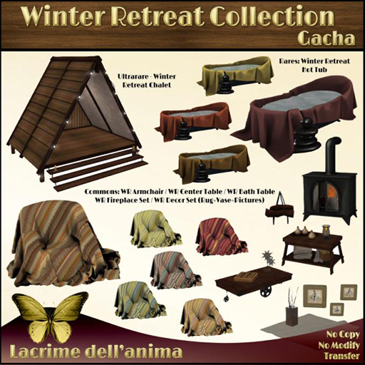 BOX - Winter Retreat Fireplace Set
