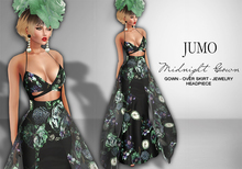 .:JUMO:. Midnight Gown Green