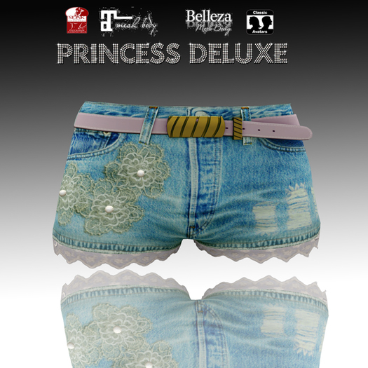 :.P.D.: Short Bianca Lace Blue