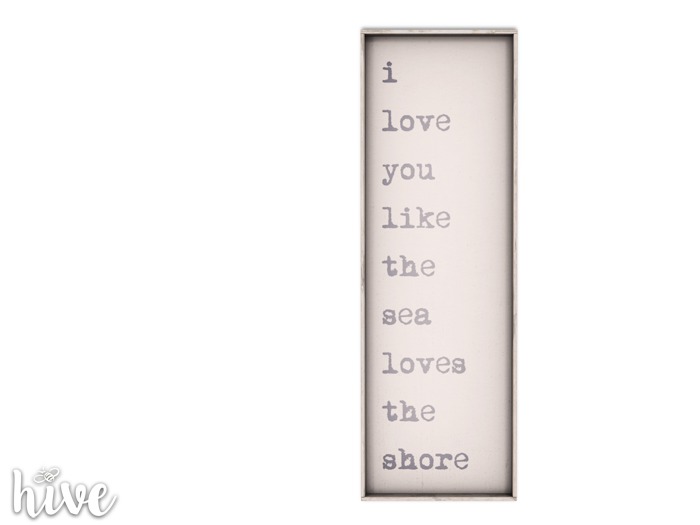 hive // love you like the sea frame