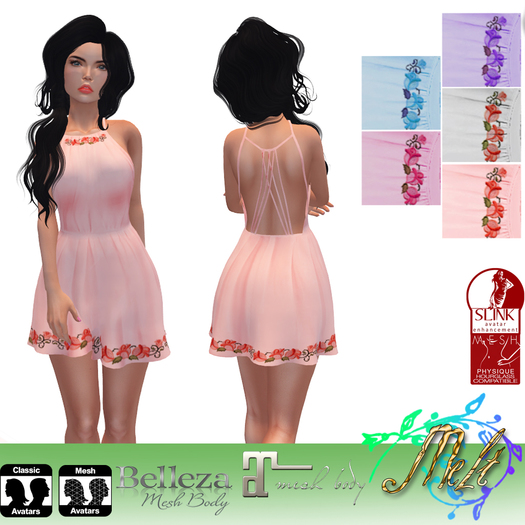 {Melt} April Rose Dress