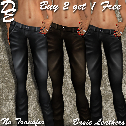 *DE Designs* Basic Leathers-Ladies-Multi Pack