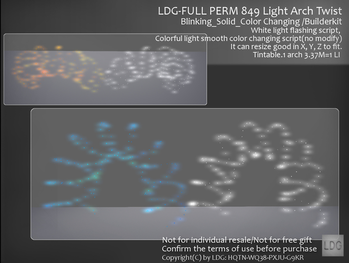 LDG-FULL PERM 849 Light Arch Twist_Builderkit