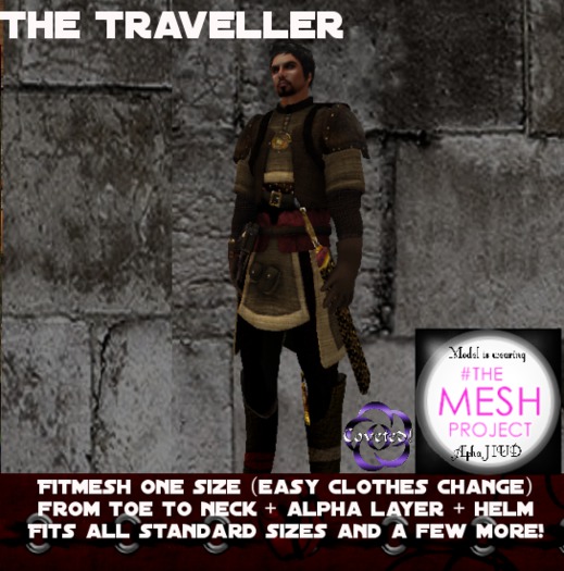 The Traveller for Men in Fitmesh ONE SIZE FITS MOST