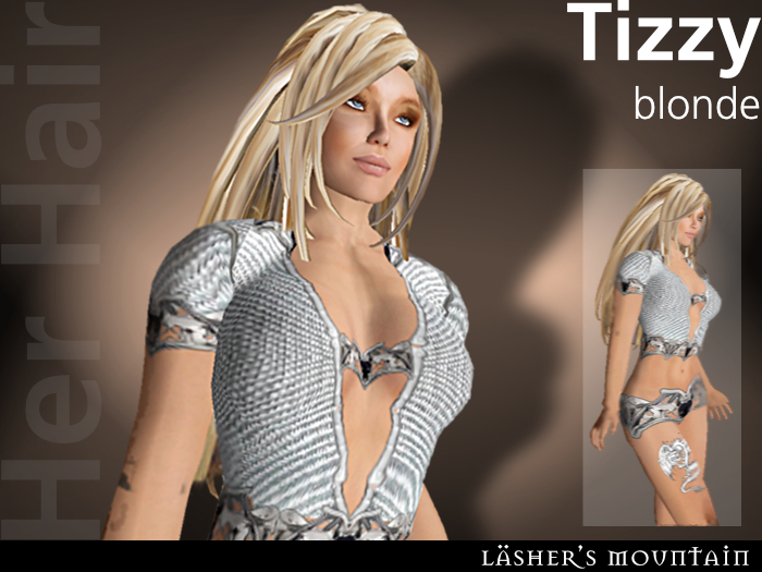 Tizzy loiro - cabelo fêmea longo - Revender