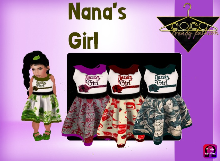 Nanas Girl Spring Green Dress