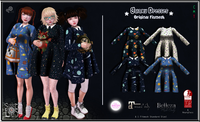 Galaxy Fitmesh Dresses #2 - Sweet Lies Original :