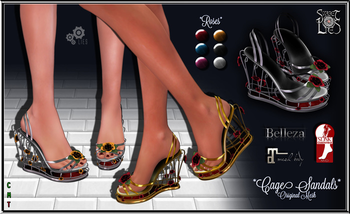 Cage Sandals Silver - Sweet Lies Original