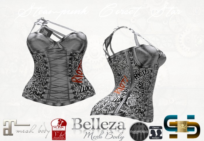 [ IBAN ] MESH CORSET LAIA STAR #18