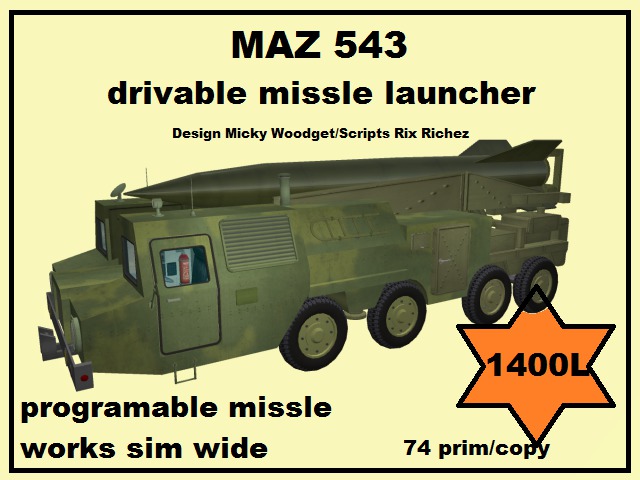 MAZ Missle Launcher, boxed