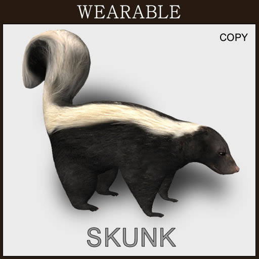 [TomatoPark] Wearable Skunk Mesh