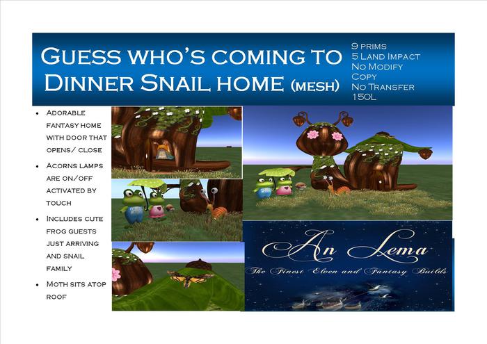 Second Life Marketplace - Guess who is coming to dinner?