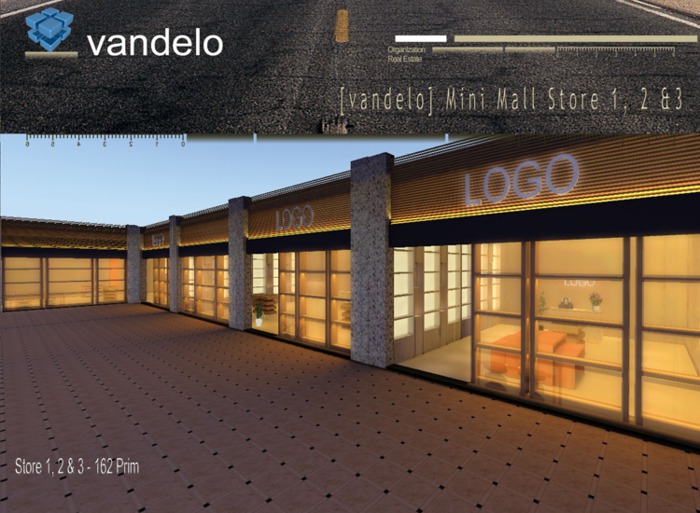 [vandelo] Mini Mall Store 1, 2 & 3 ***162 Prim***