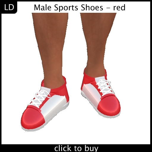 LD Male Shoes - red SLX
