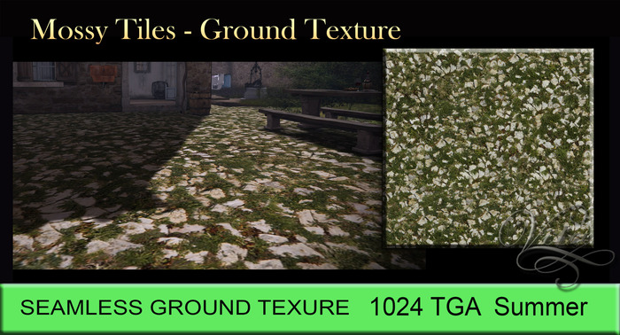 Vita's Ground Texture - Mossy Tile Rocks SEAMLESS HD 1024 2016