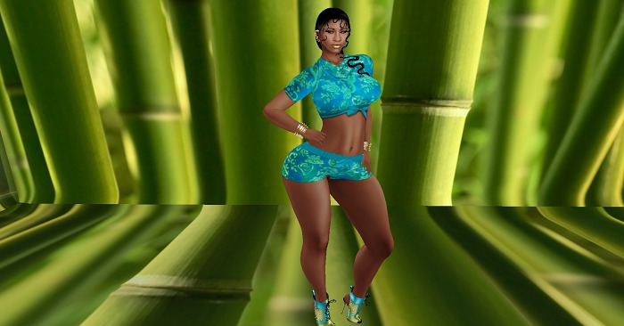 DezMotion's Fashion- Kimono Top & Shorts