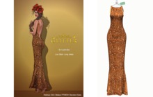 *GLITTER* INNUENDO GOWN FITMESH BELLEZA-MAITREYA-SLINK COOPER