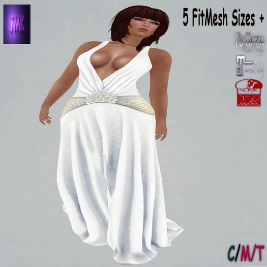 ~JMK~Beulah Blue Gown (B)