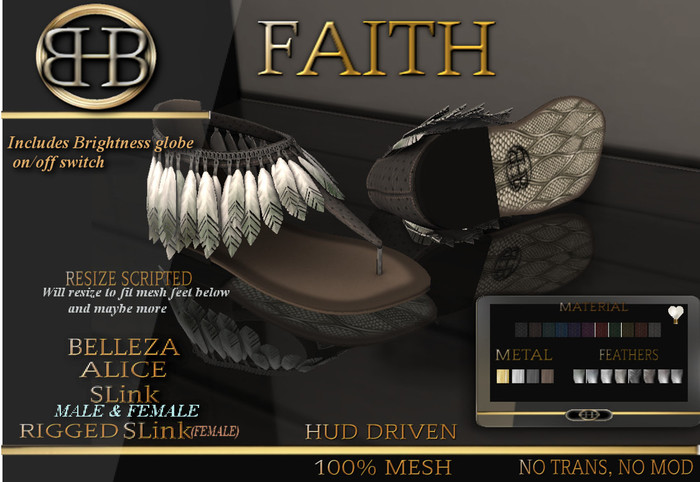 !!BHB!! FAITH SANDALS WITH HUD