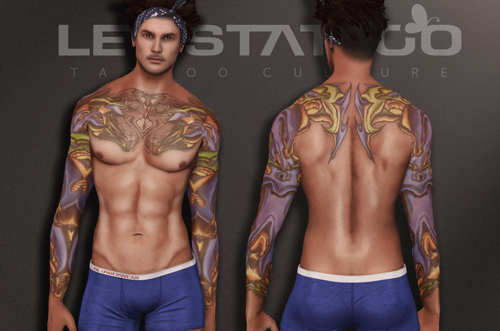 Letis Tattoo :: Mirach :: Tattoos Bakes On Mesh & Legacy Signature and more Appliers