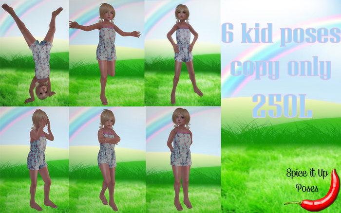 Spice it Up, Kid poses