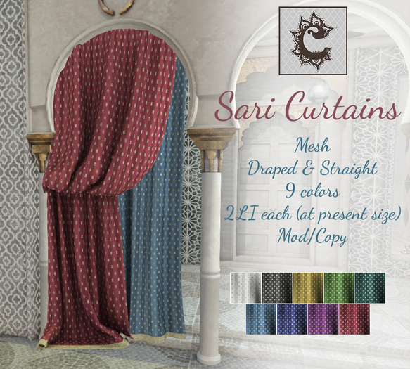 Cazimi: Sari Curtains Set