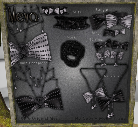 Meva Bow Set Ring white Box