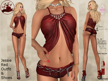 (Eva's Temptation) Jessie Outfit Red