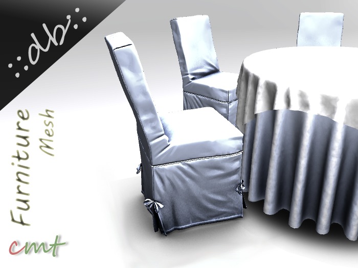 ::db:: Elegant Round Table Set Cadet Blue