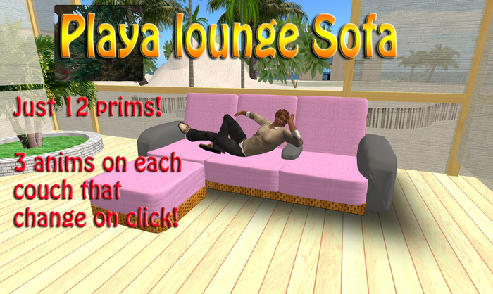 pink playa Couch