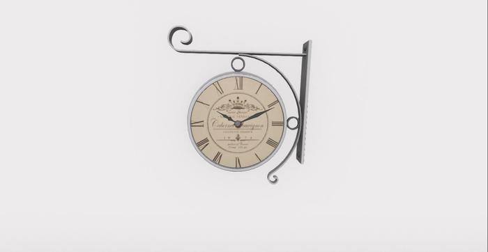 Old Style Wall clock Mesh Full Perm  (Boxed)