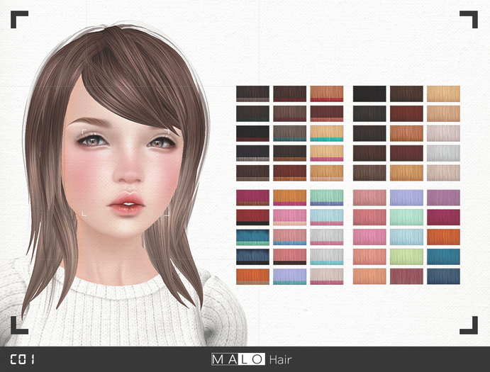 [MALO] C01 Hair - Fatpack