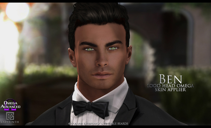 -Labyrinth- Omega Head Applier - Ben Skin (Logo) - Sunkissed