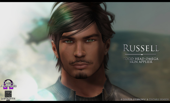 -Labyrinth- Omega Head Applier - Russel Skin (Logo) - Sunkissed