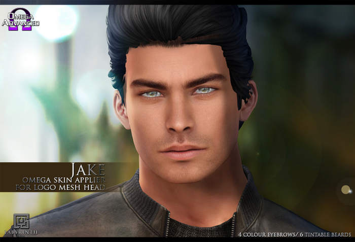 -Labyrinth- Omega Head Applier - Jake Skin (Logo) - Light