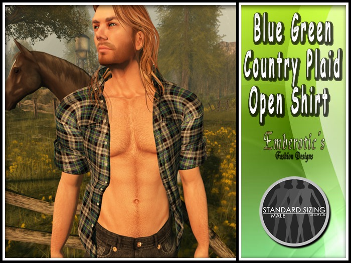 EFDM_27 Blue Green Country Plaid