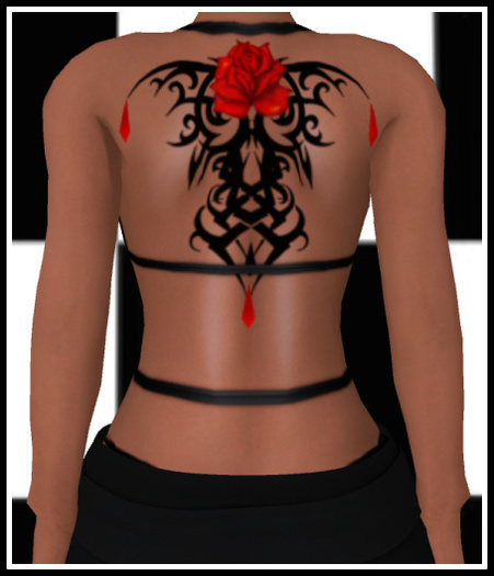 S&B Tattoo Creation Beautiful Rose Tribal