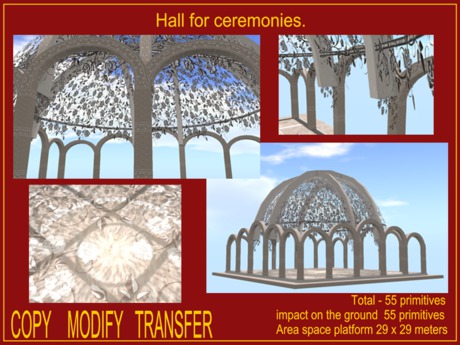 Second Life Marketplace - Hall for ceremonies