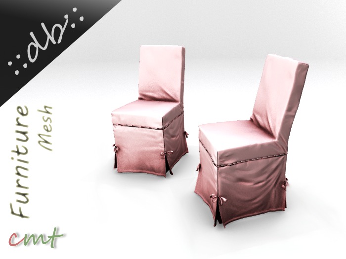 ::db:: Two Elegant Cloth Covered Chair - Bittersweet