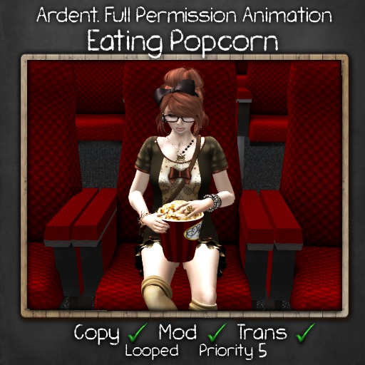 Ardent. Eating Popcorn Animation