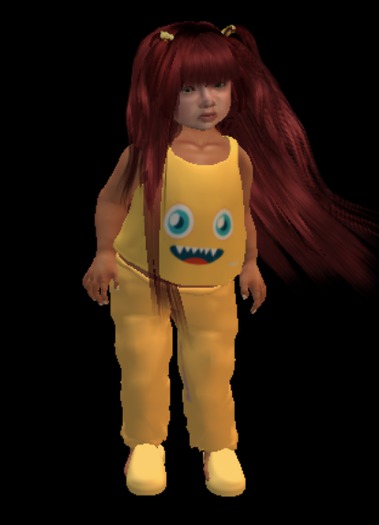 toddlerdoo monster pjs yellow