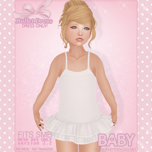 :*BABY*: SMB Ballet Dress - White