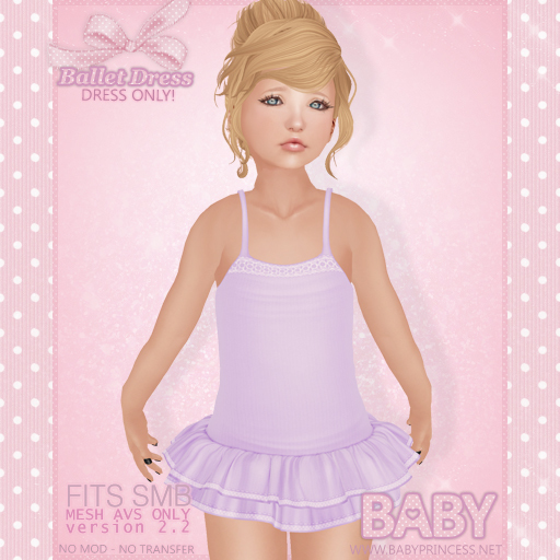 :*BABY*: SMB Ballet Dress - Purple