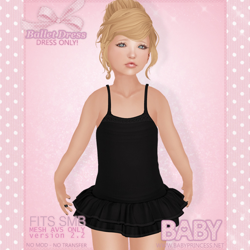 :*BABY*: SMB Ballet Dress - Black