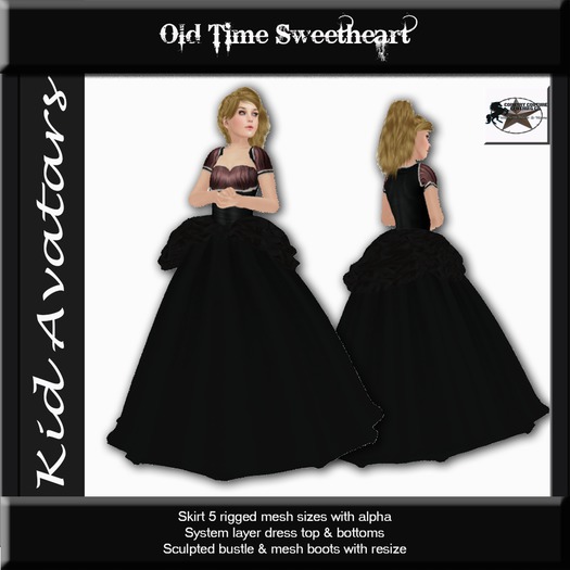 Country Couture Child Old Time Sweetheart