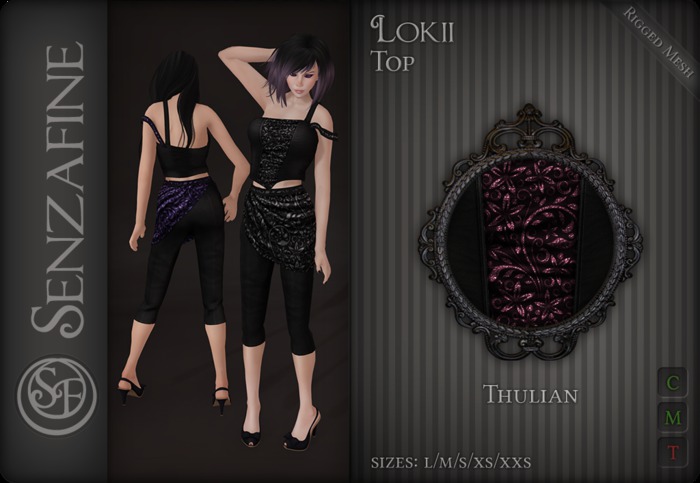 .:SF:. "Lokii" Strapped Crop Top - Thulian