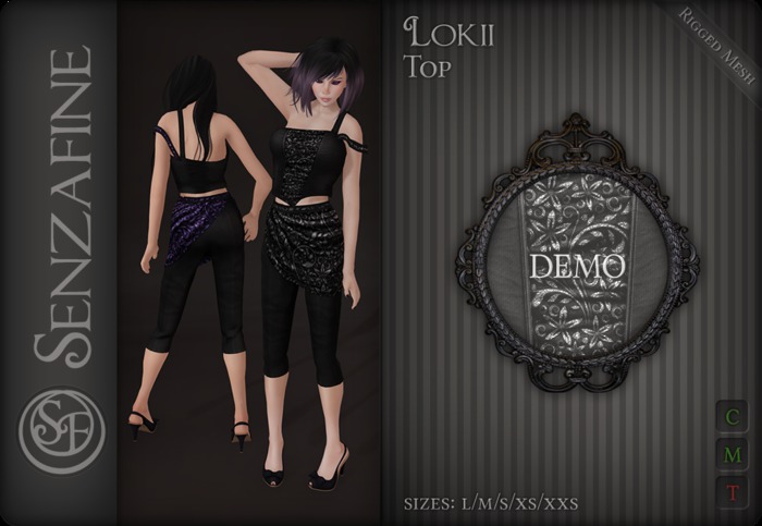 .:SF:. "Lokii" Strapped Crop Top - DEMO